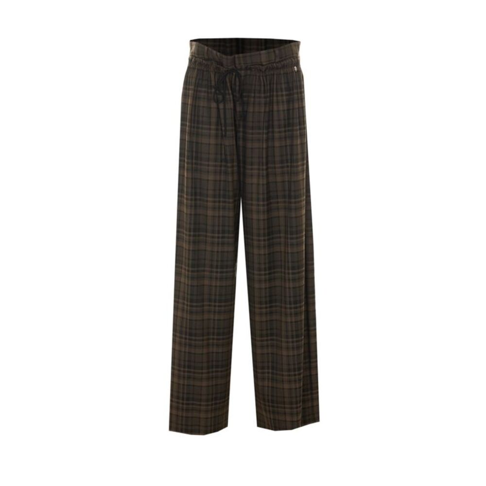 Aniye By Women Over Check Pants